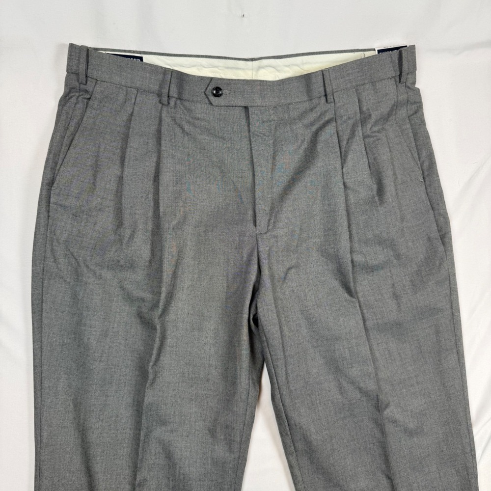 Saddlebred Martin Classic Suit Separates Pleated Pants Grey 44W x 32L NWT